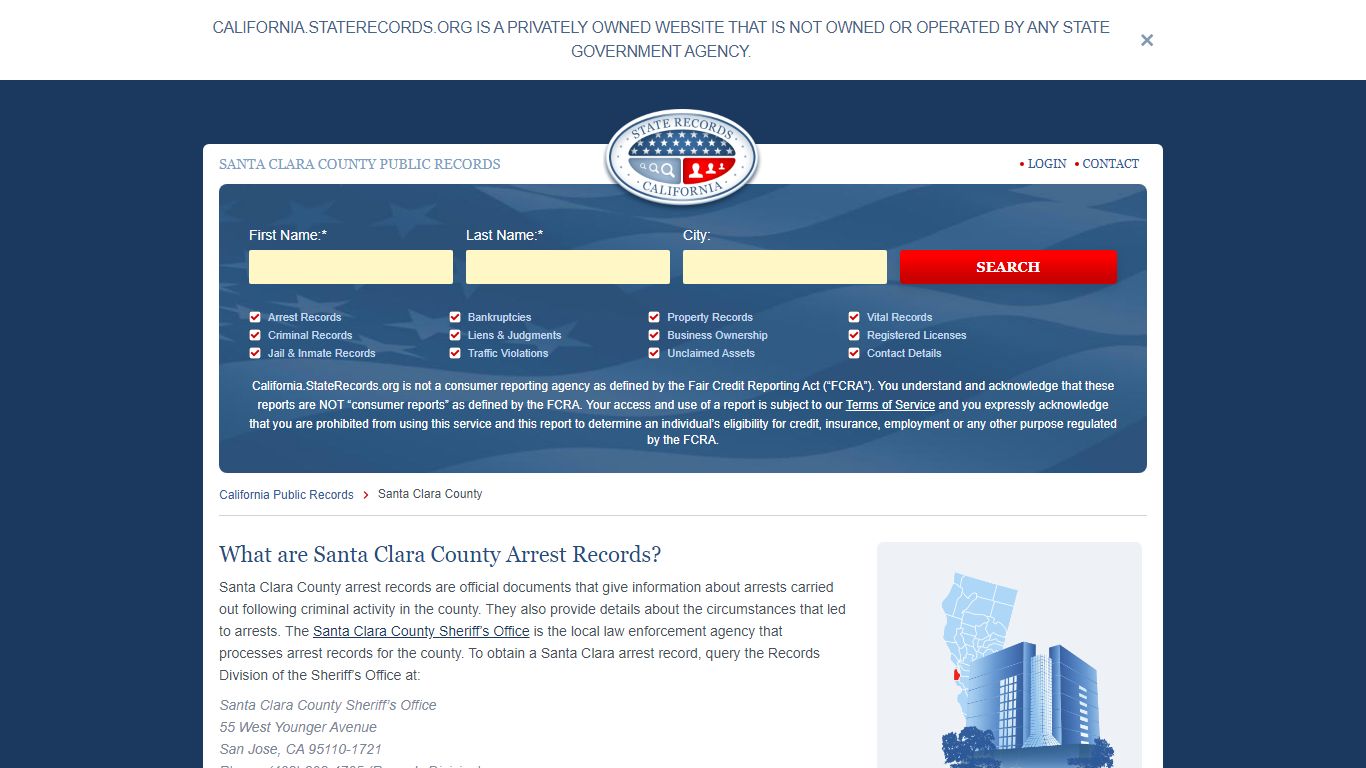 SANTA CLARA COUNTY PUBLIC RECORDS - StateRecords.org